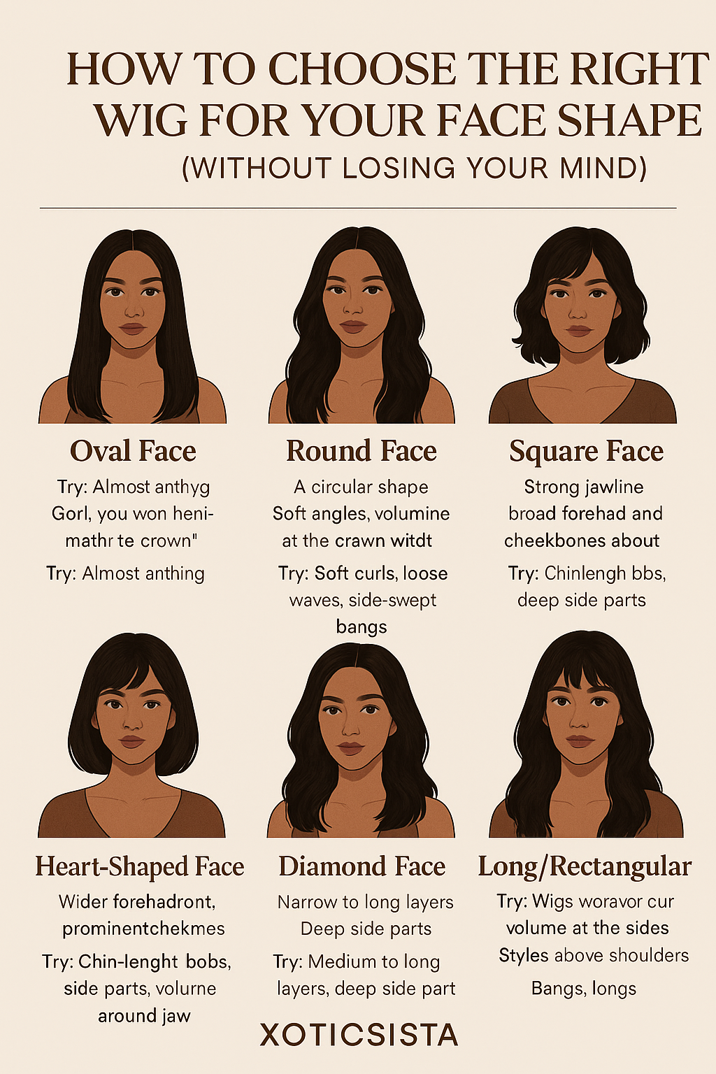 How to Choose the Right Wig for Your Face Shape (Without Losing Your Mind)
