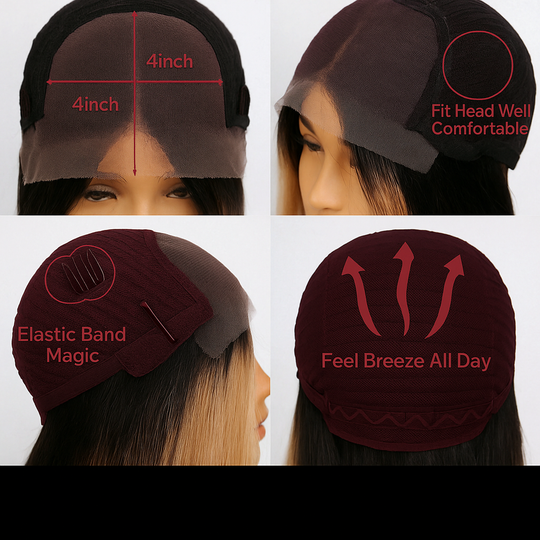 Mia Pre - Plucked Hairline Closure Human Hair Wigs