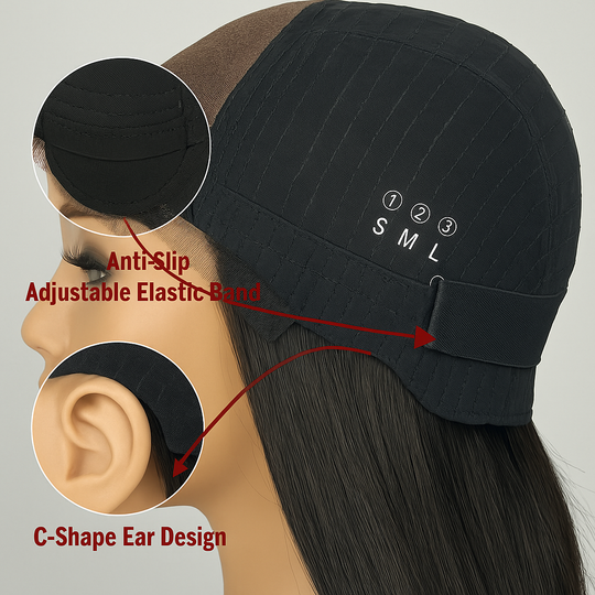Mia Pre - Plucked Hairline Closure Human Hair Wigs