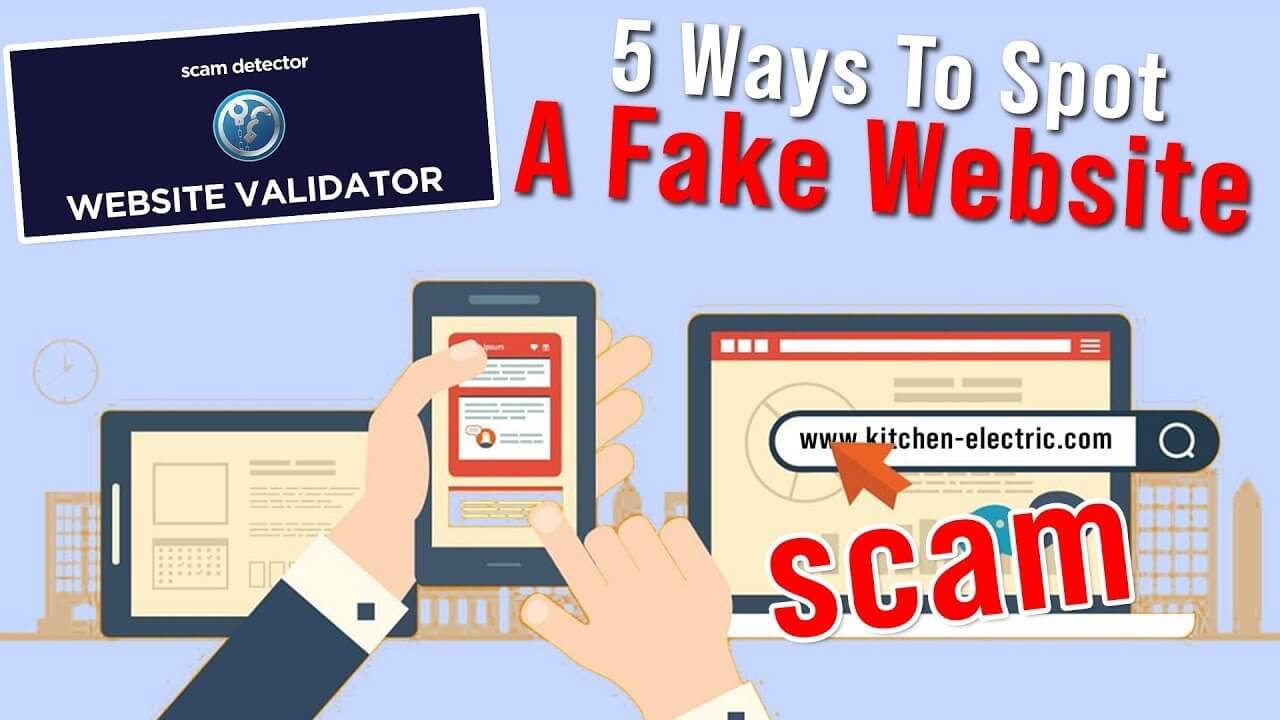 How to spot a fake website 