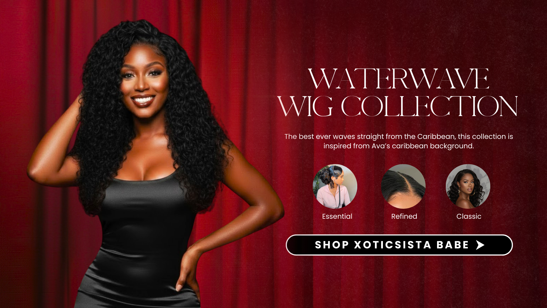 CARIBBEAN WATERWAVE WIGS