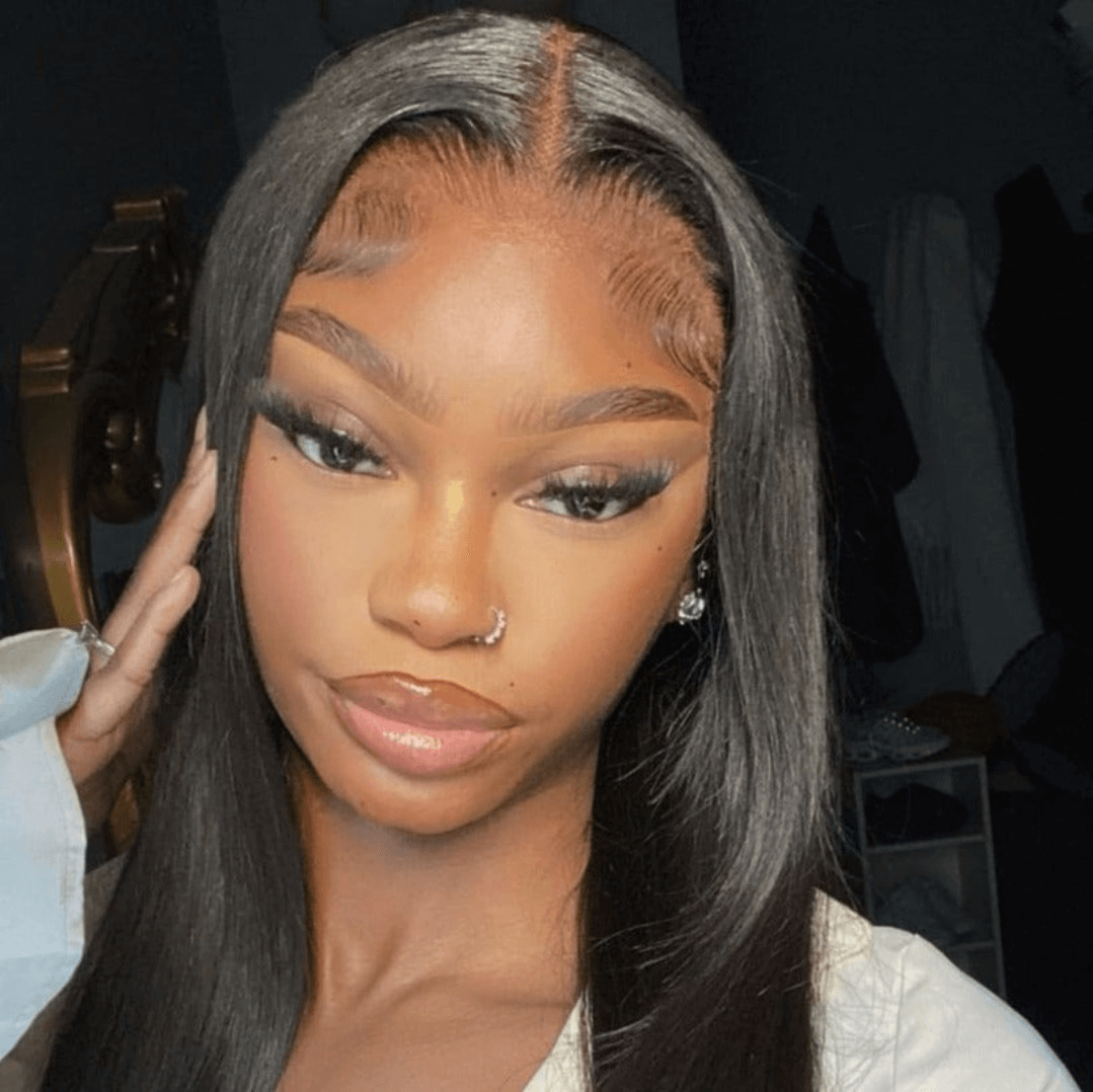 Straight Wig, Glueless Human Hair Wig, Glueless Lace Wig