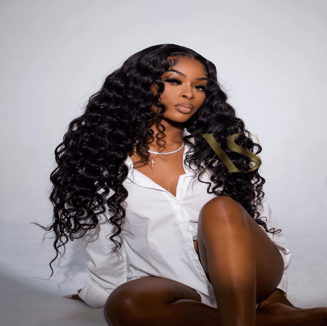 deepwave wig, deep wave human hair, lace front wig