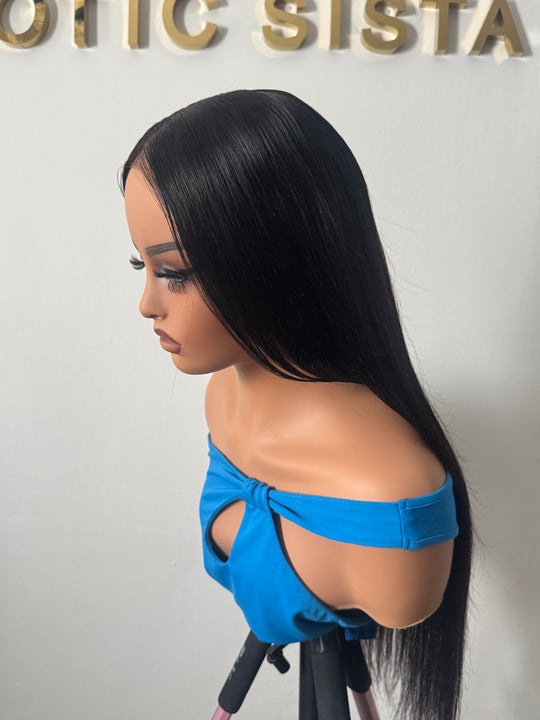 Anna Glueless Closure Hd Lace Straight Customized Wig.