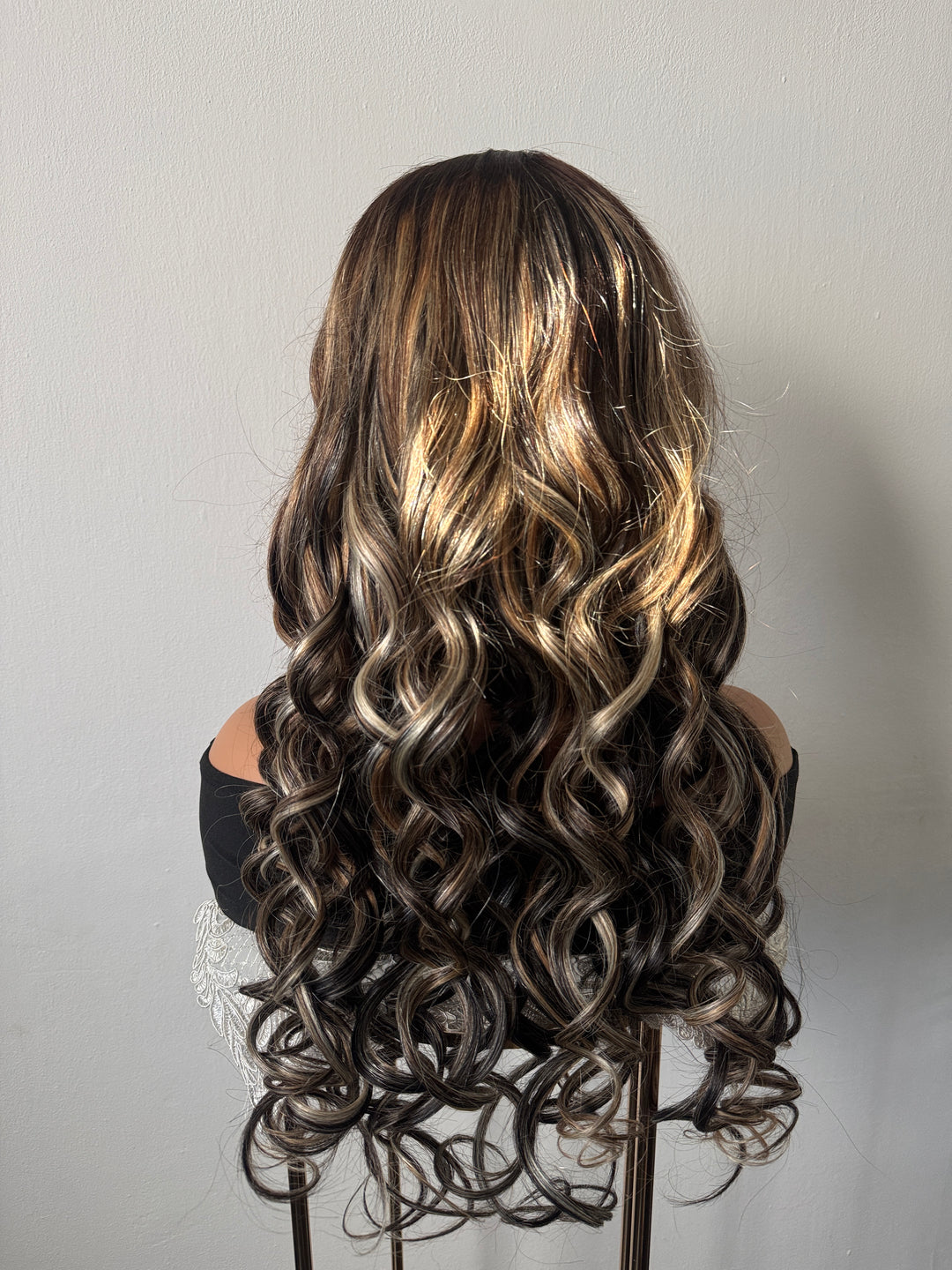 Lisa Ombré Platinum Blonde Virgin Wig.