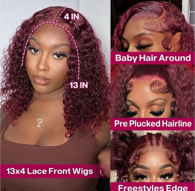 Sarah Rich Burgundy Virgin Wig