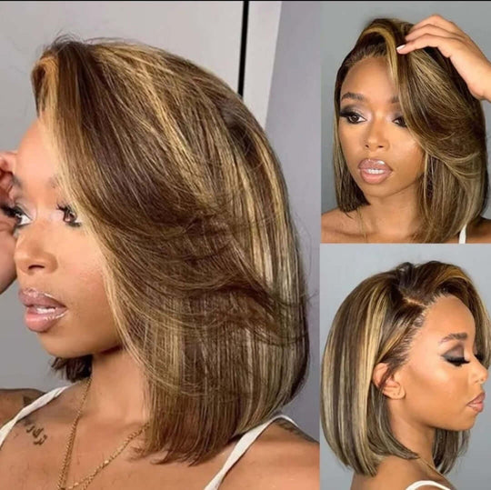 glueless bob wigs, short lace wigs, bob frontal wig