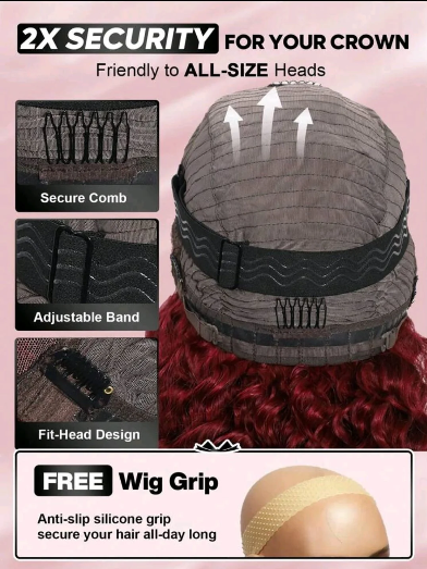 Sarah Rich Burgundy Virgin Wig