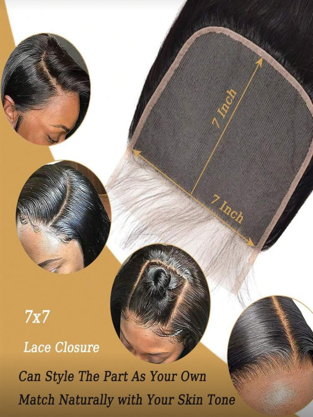 7x7 HD Lace Body Wave Closure – 18” Premium Virgin Hair | XOTICSISTA