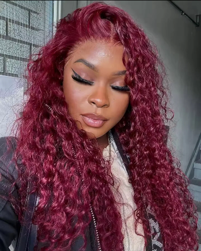 Sarah Rich Burgundy Virgin Wig