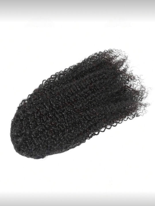 Afro Drawstring Ponytail Human Hair Bun For Women Brazilian Virgin Human Hair Afro Kinky Curly Clip In Ponytail Extension Human Hair Pieces Natural Color