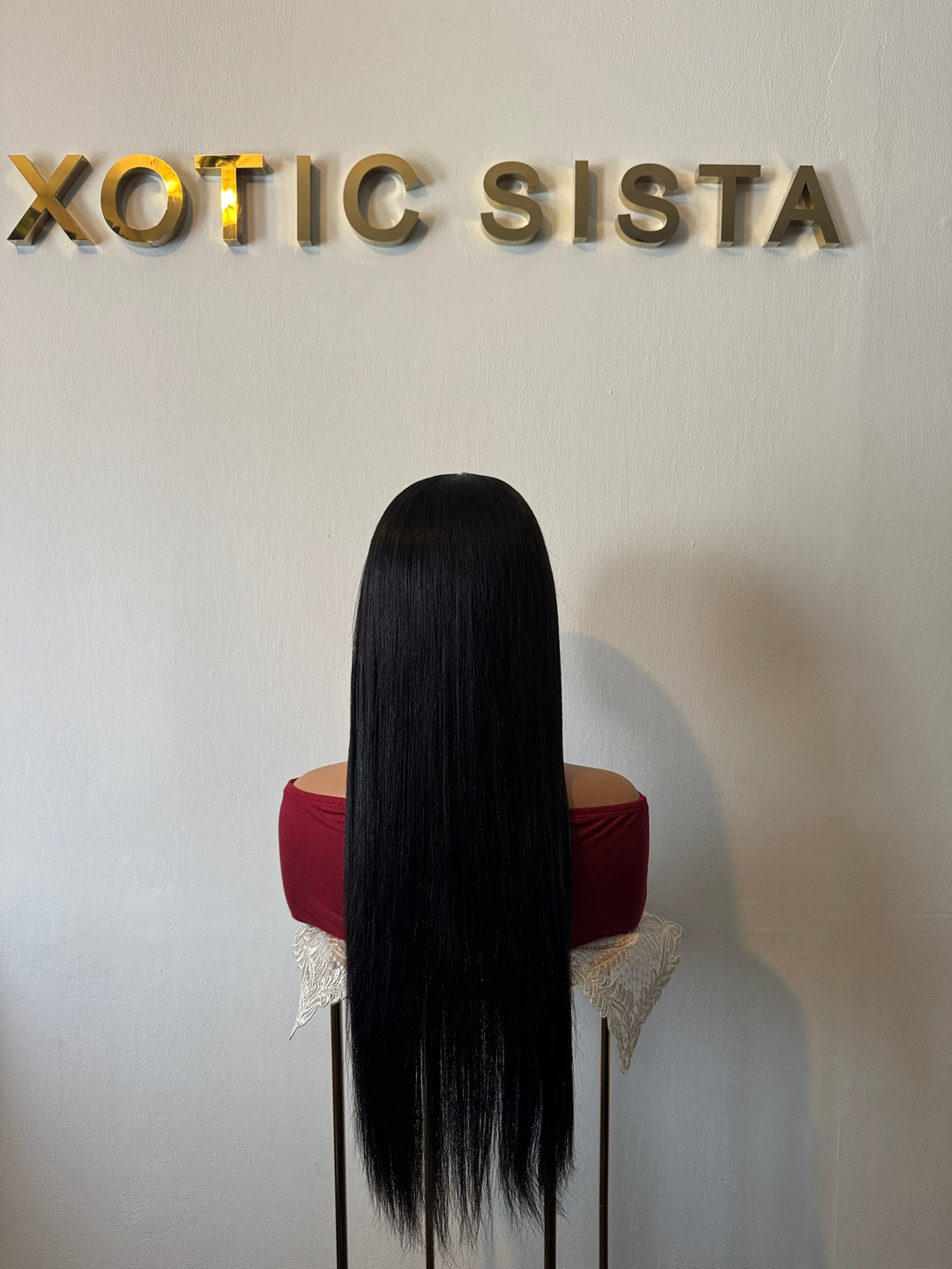 Keisha Yaki Straight Wig Realistic Natural Hairline.