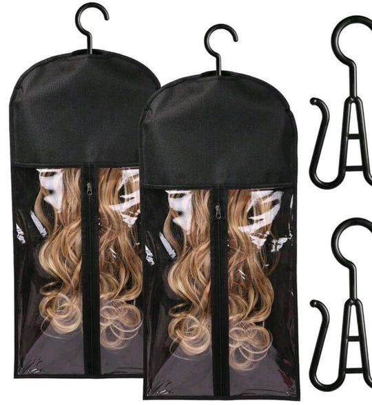 Hair extension holder wig bag