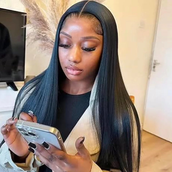 Anna Glueless Closure Hd Lace Straight Customized Wig.