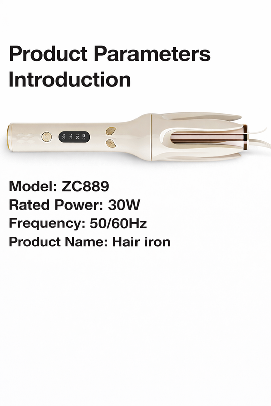 Xoticsista Automatic Curling Iron, Professional Auto Curler, 4 Temperature Settings & More Heating Modules, Fast Heating, Create Long-Lasting Beach Waves