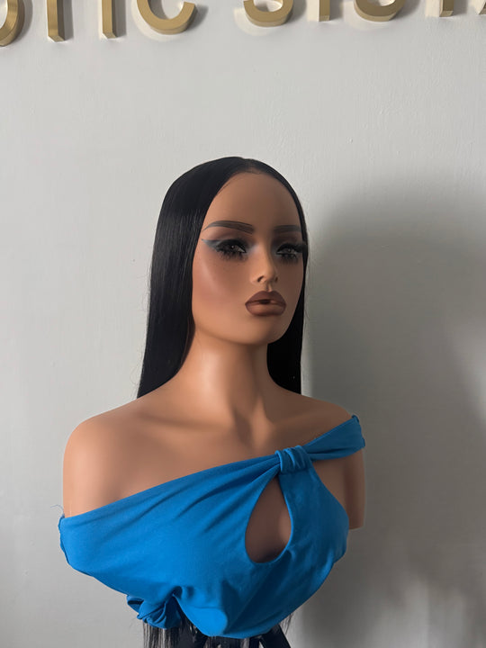 Anna Glueless Closure Hd Lace Straight Customized Wig.