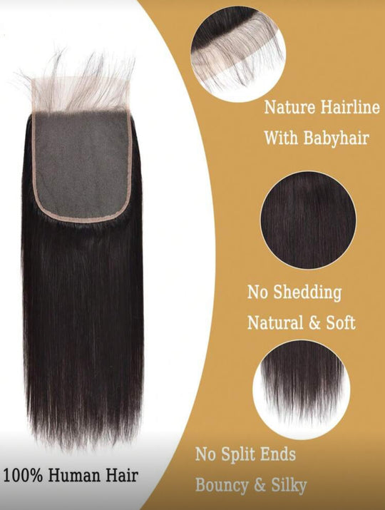 7x7 HD Lace Body Wave Closure – 18” Premium Virgin Hair | XOTICSISTA