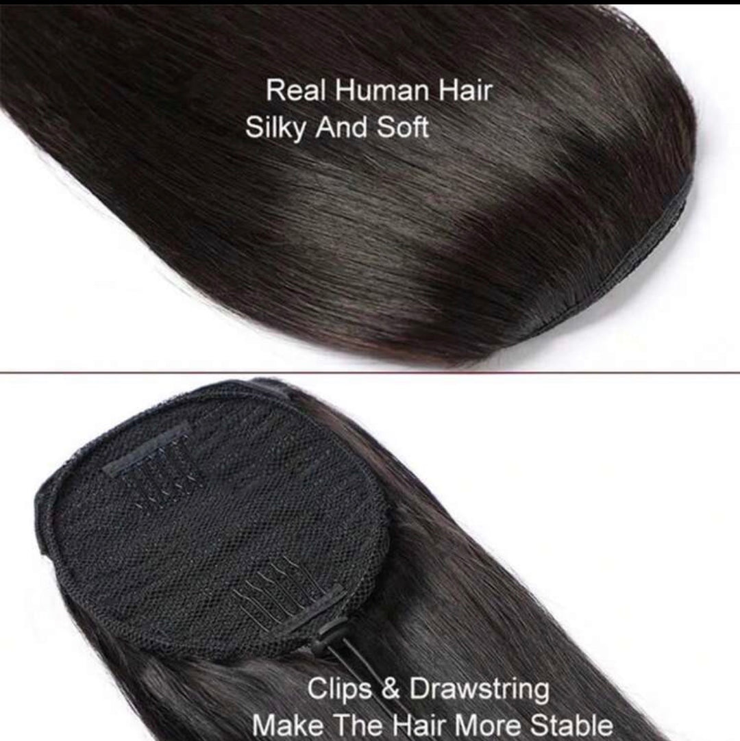Natural Human Hair Poney Collection