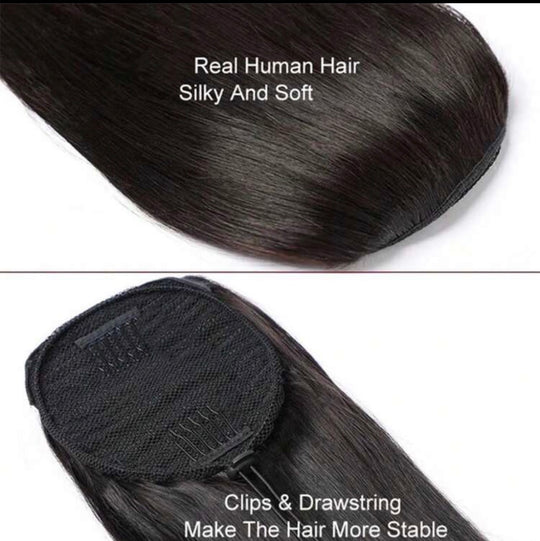 Natural Human Hair Poney Collection