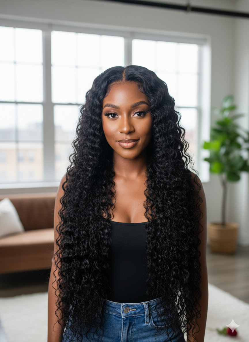 Upgraded Premium Virgin Hair | 100% Waterwave Bundles 1pc / 3pc