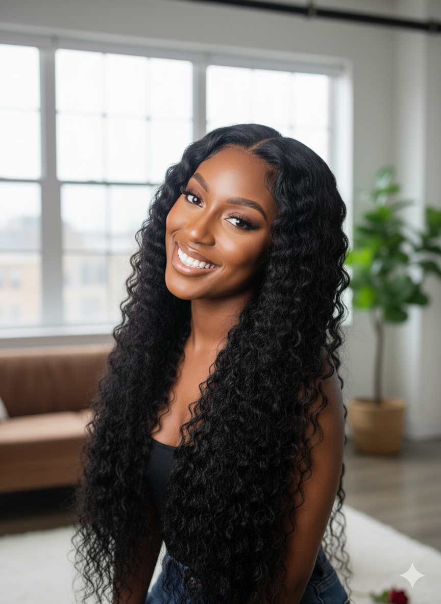 Upgraded Premium Virgin Hair | 100% Waterwave Bundles 1pc / 3pc