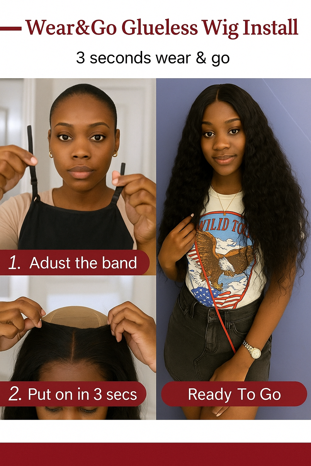 Jen Fully Customize Closure Waterwave Wig