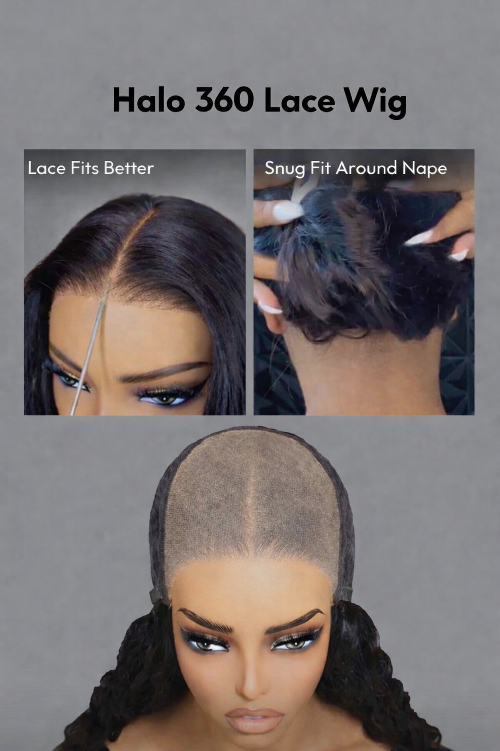 Keisha Yaki Straight Wig Realistic Natural Hairline.