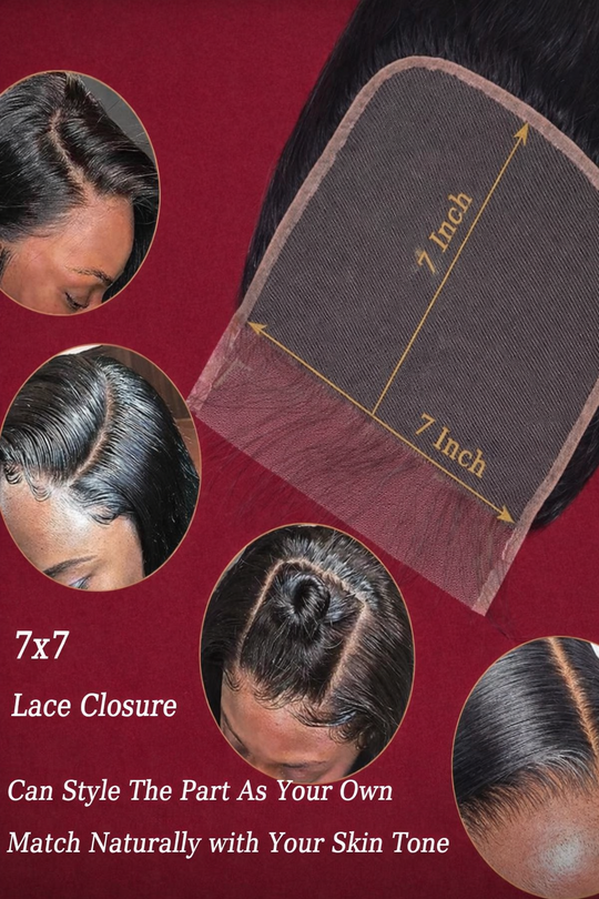 7x7 HD Lace Body Wave Closure – 18” Premium Virgin Hair | XOTICSISTA