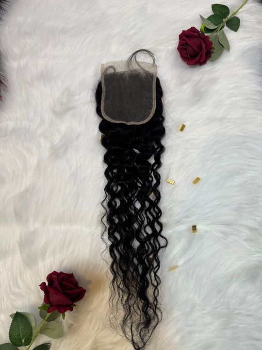 4x4 HD Lace Water Wave Closure – 20 Inch Premium Virgin Hair | XOTICSISTA