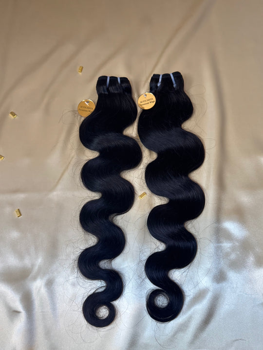 Raw Bodywave Bundles.