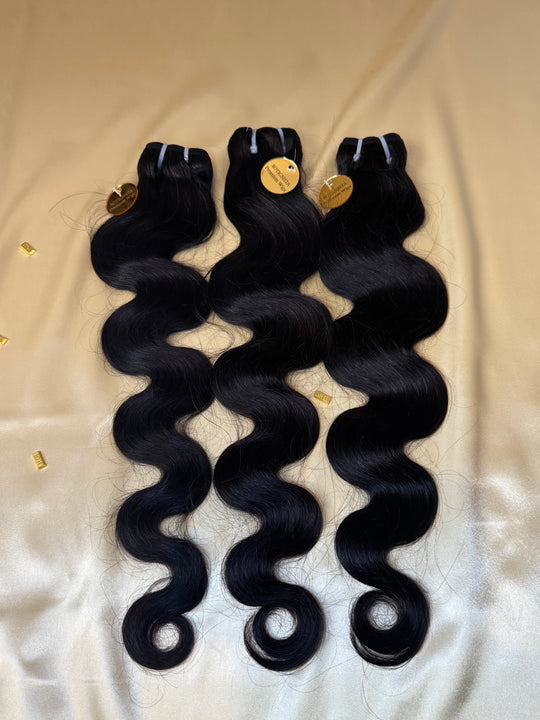 Raw Bodywave Bundles.