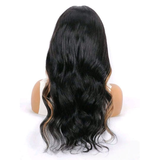Jean Fully Customised Closure Skunk Stripe Wig