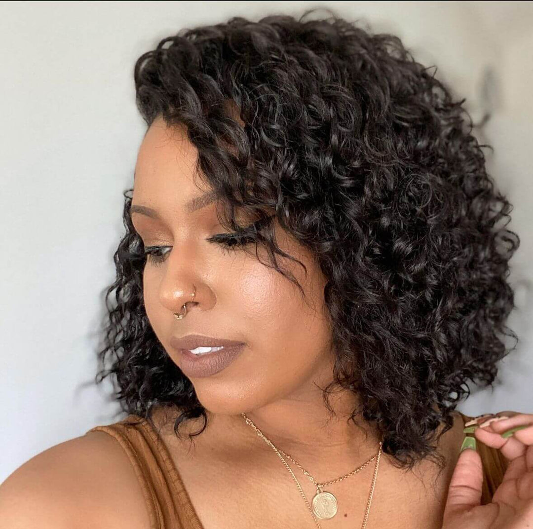 Alicia Fully Customize Curly Bob Wig