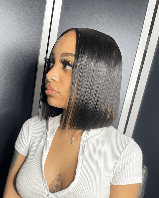 straight bob, real hair wigs short, human hair wigs bob cut